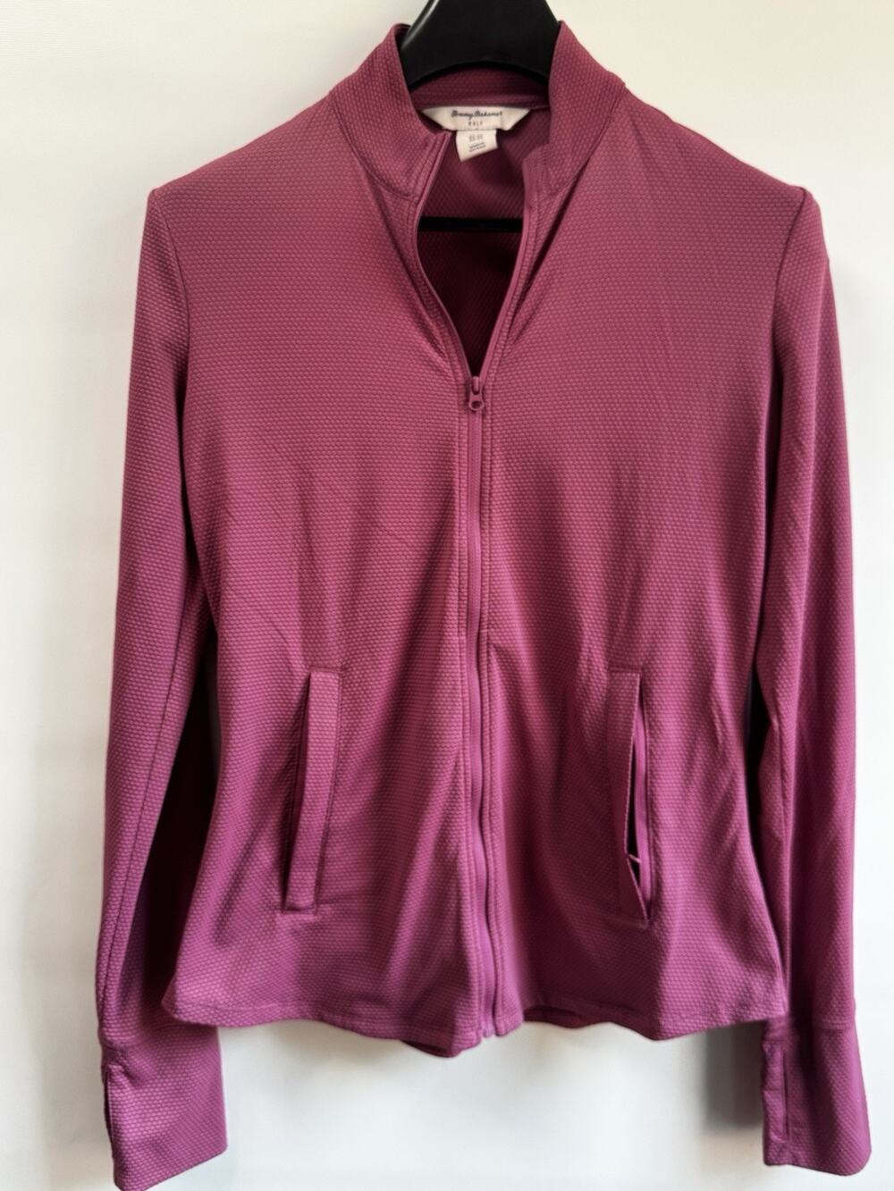 Tommy Bahama Golf Women’s Pink Textured Full Zip Jacket XS